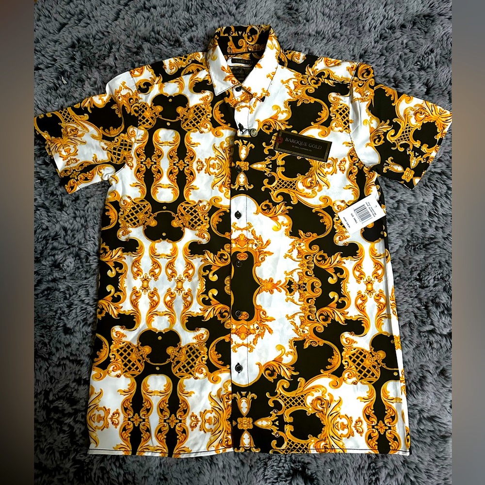 brand Blroque Gold , color gold, black and white, size small